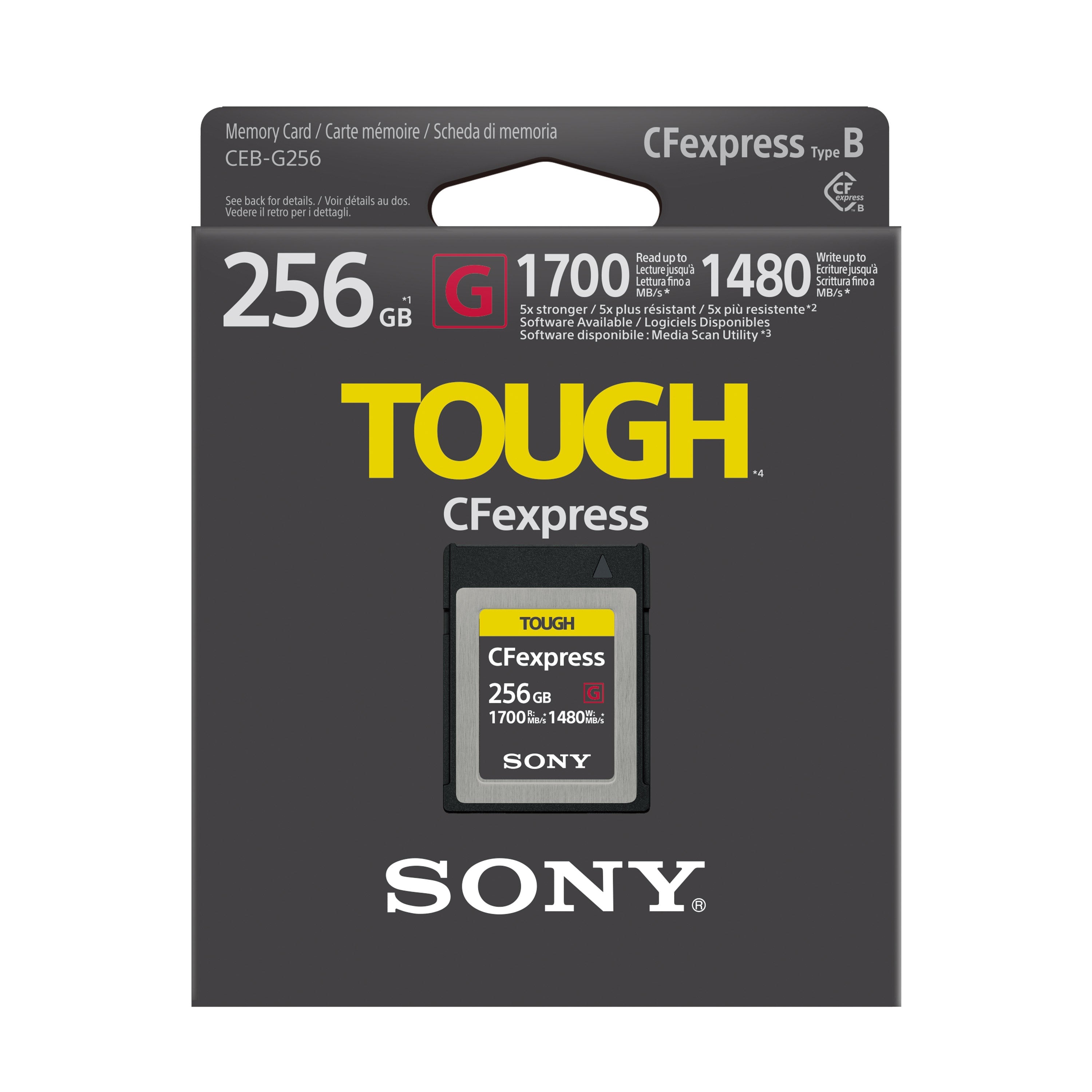 Sony CEB-G Series CFexpress Type B 256GB Memory Card