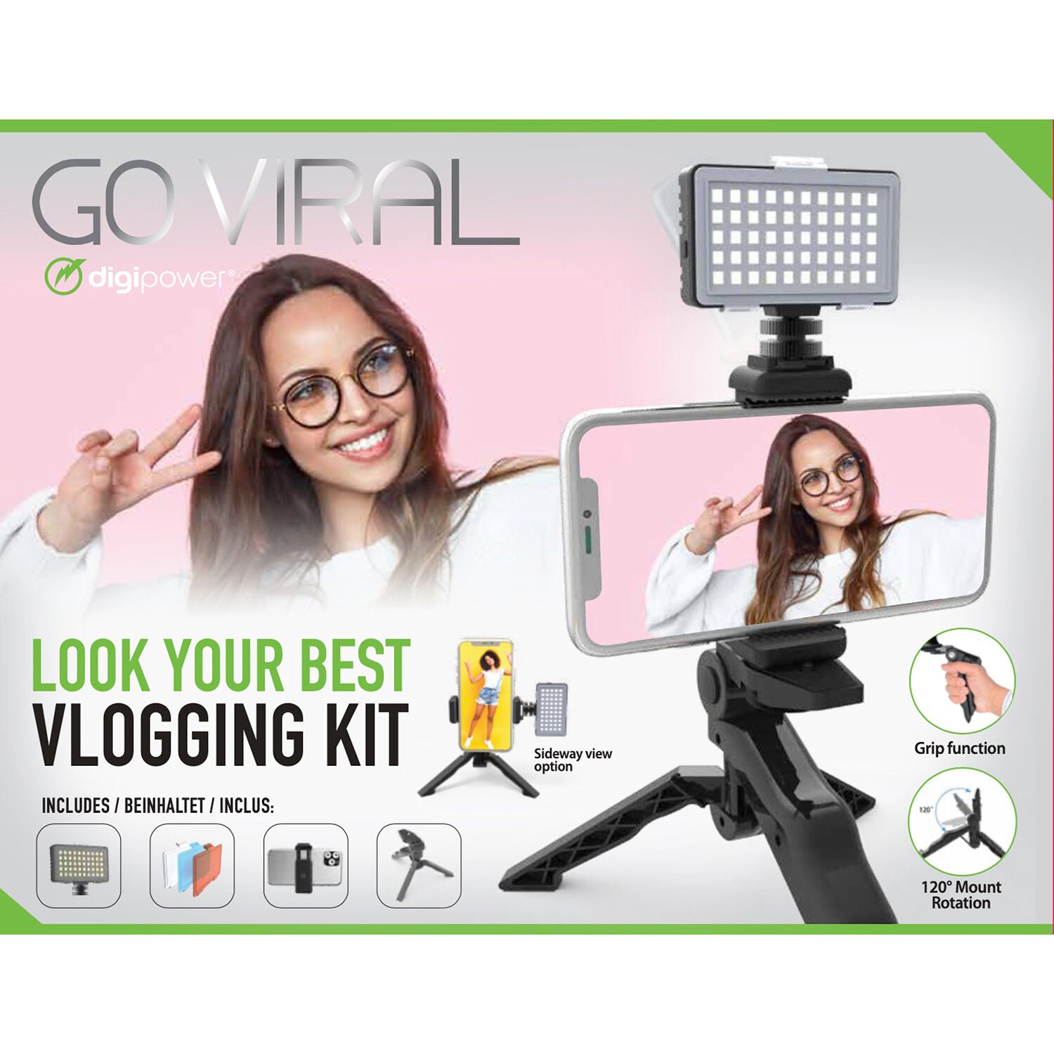 Digipower Go Viral Look Your Best Vlogging Kit