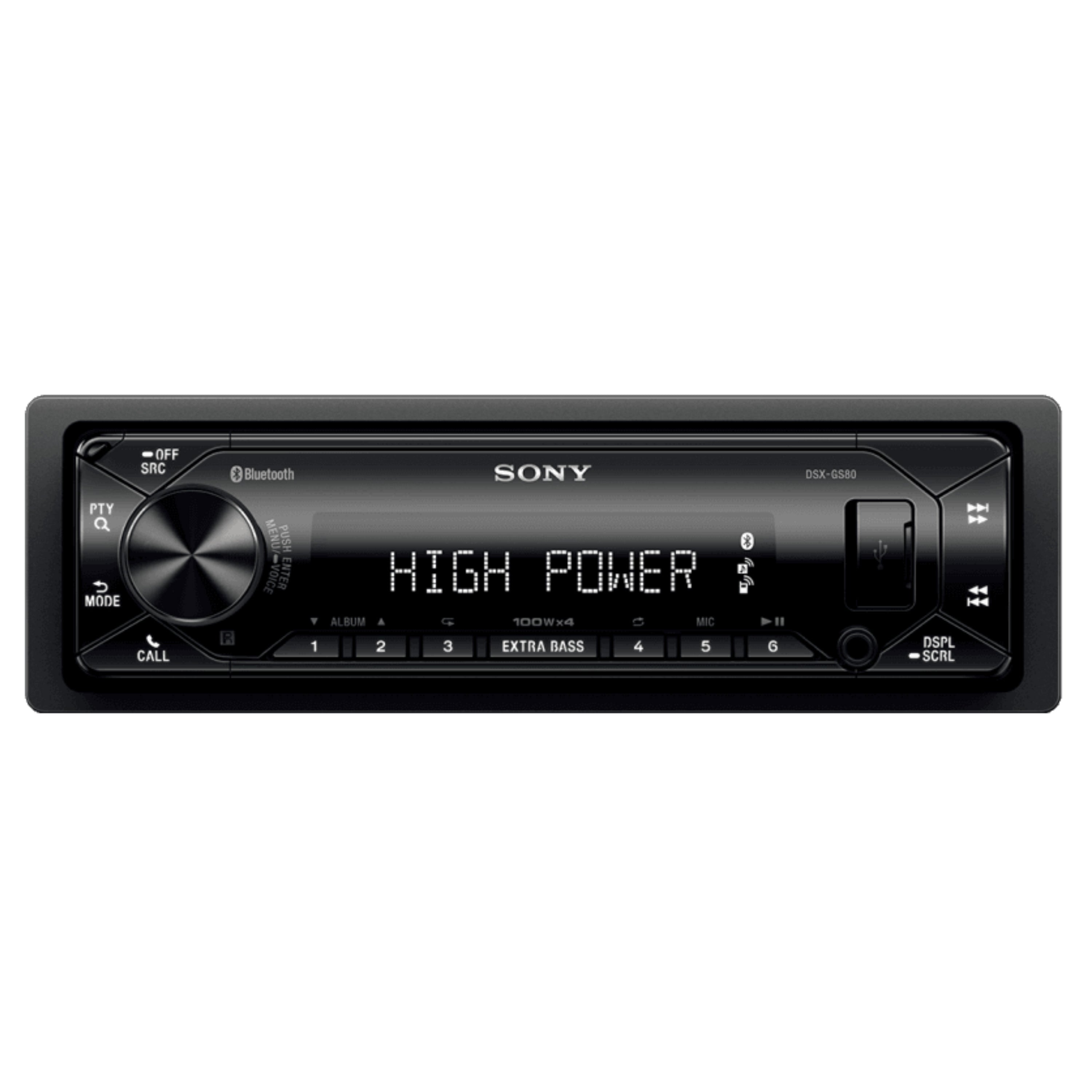 Sony DSX-GS80 High-power Bluetooth® Car Stereo with EXTRA BASS™