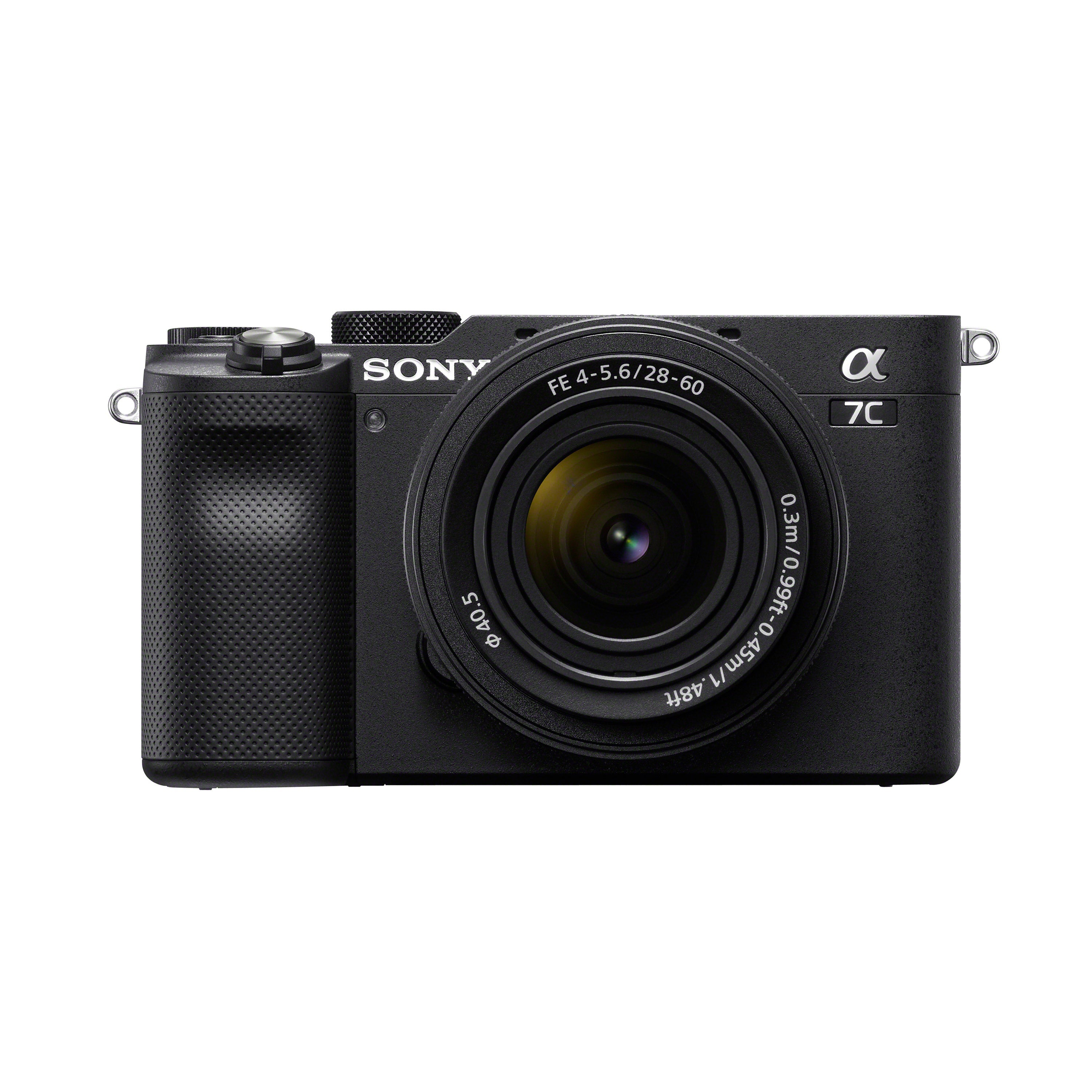 Sony a7C Compact full-frame camera with 28-60mm Lens (Black)