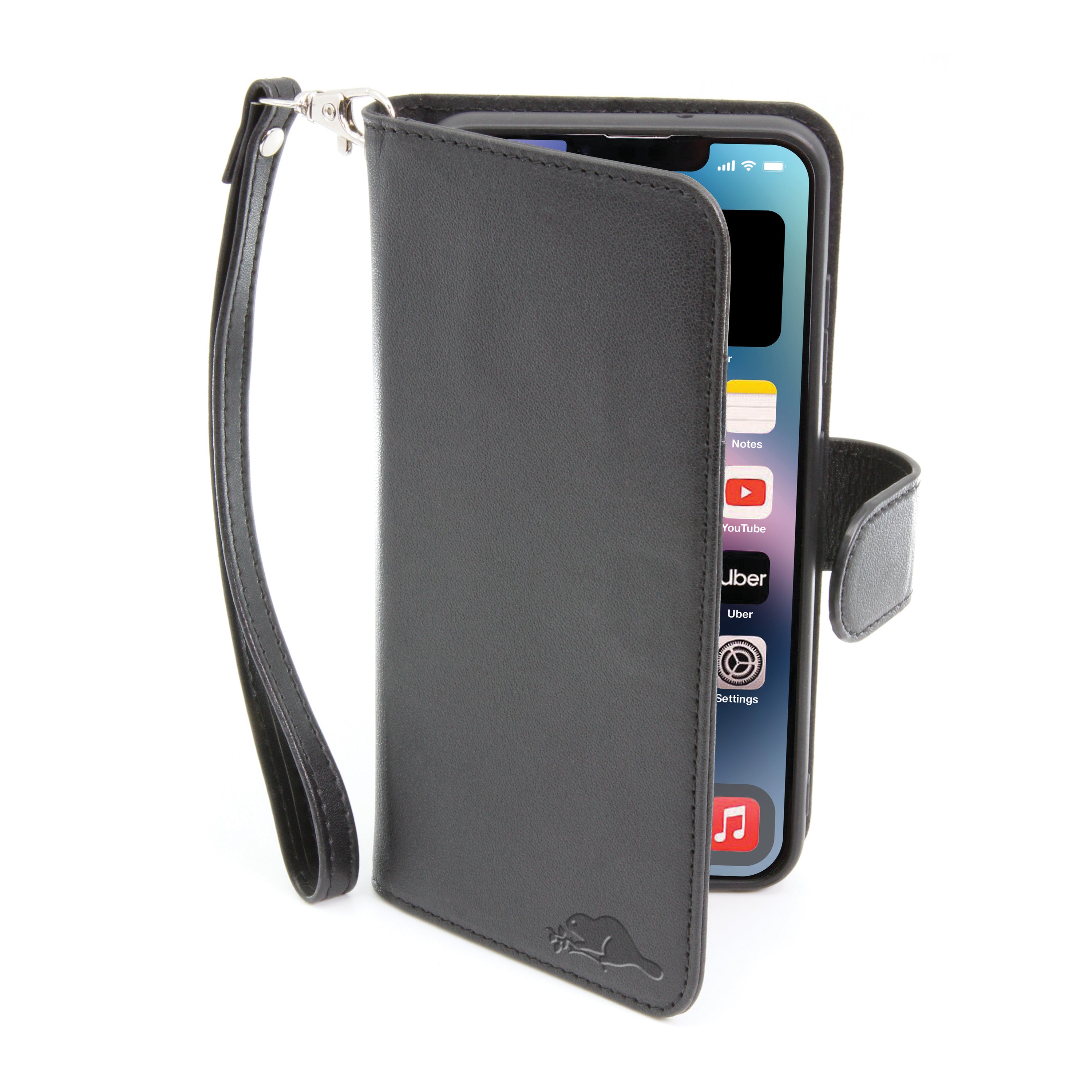 Roots Leather Style Folio MagSafe Case