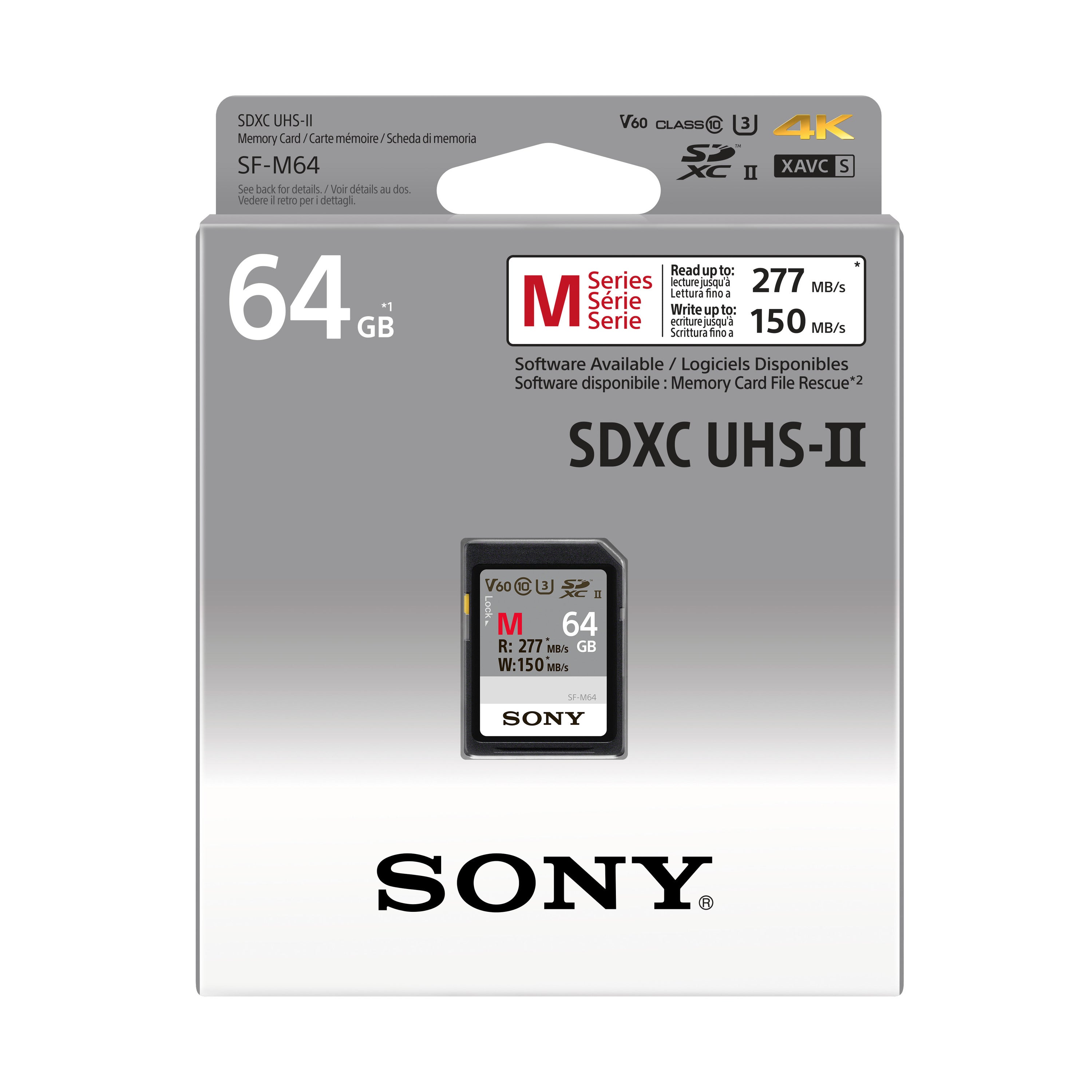 Sony SF-M Series UHS-II SD Memory Card