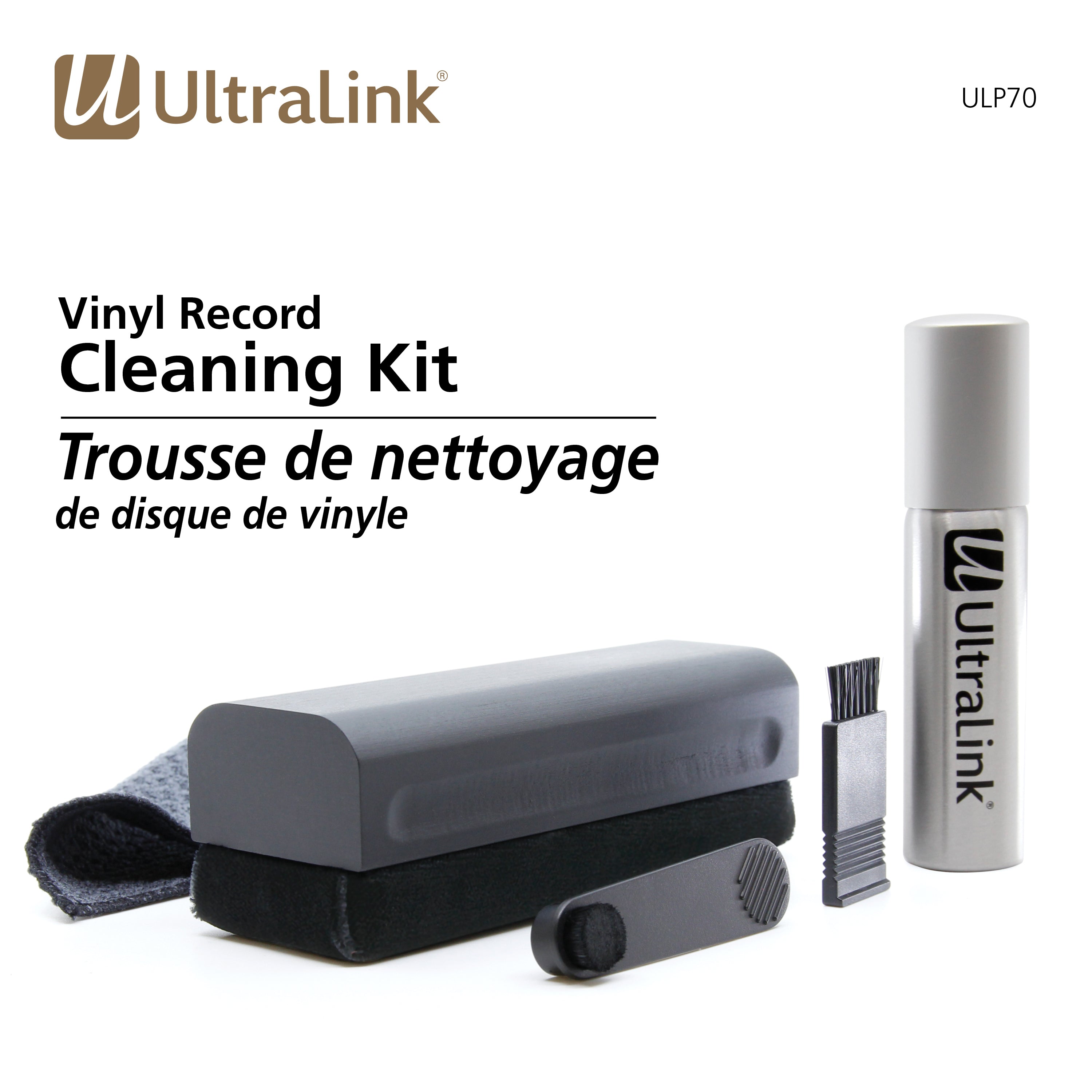 Ultralink Vinyl Record Cleaning Kit