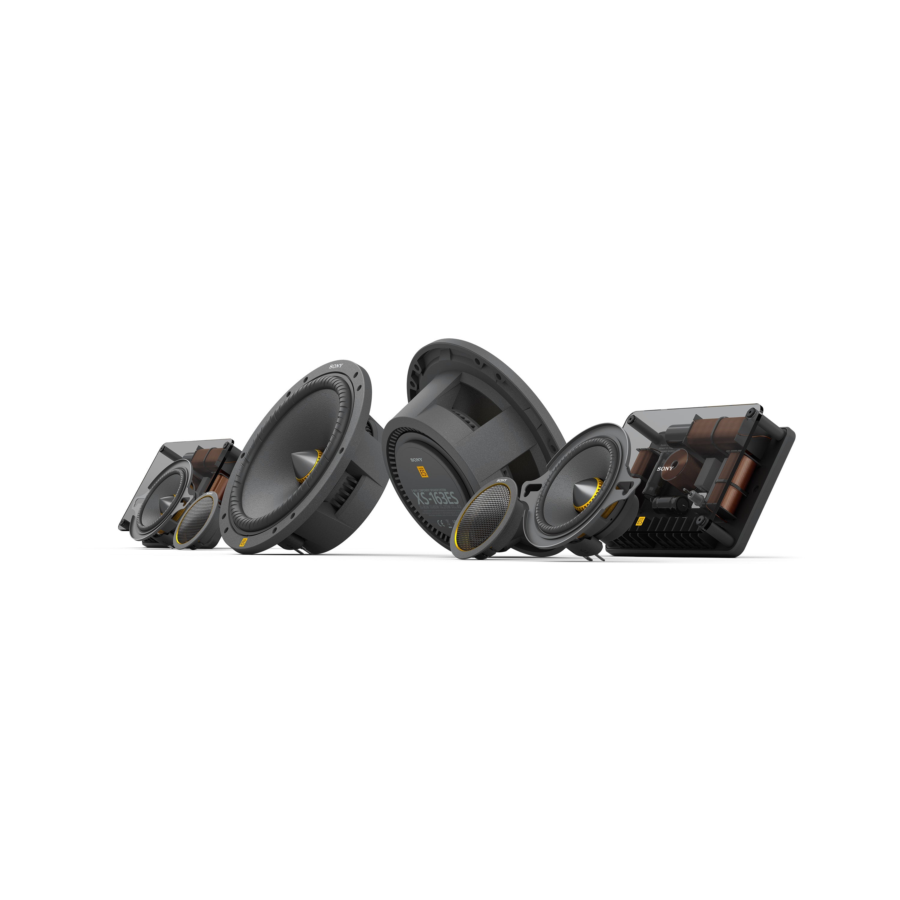 Sony XS-163ES | 6.3 in (16 cm) Mobile ES™ 3-way Component Speakers