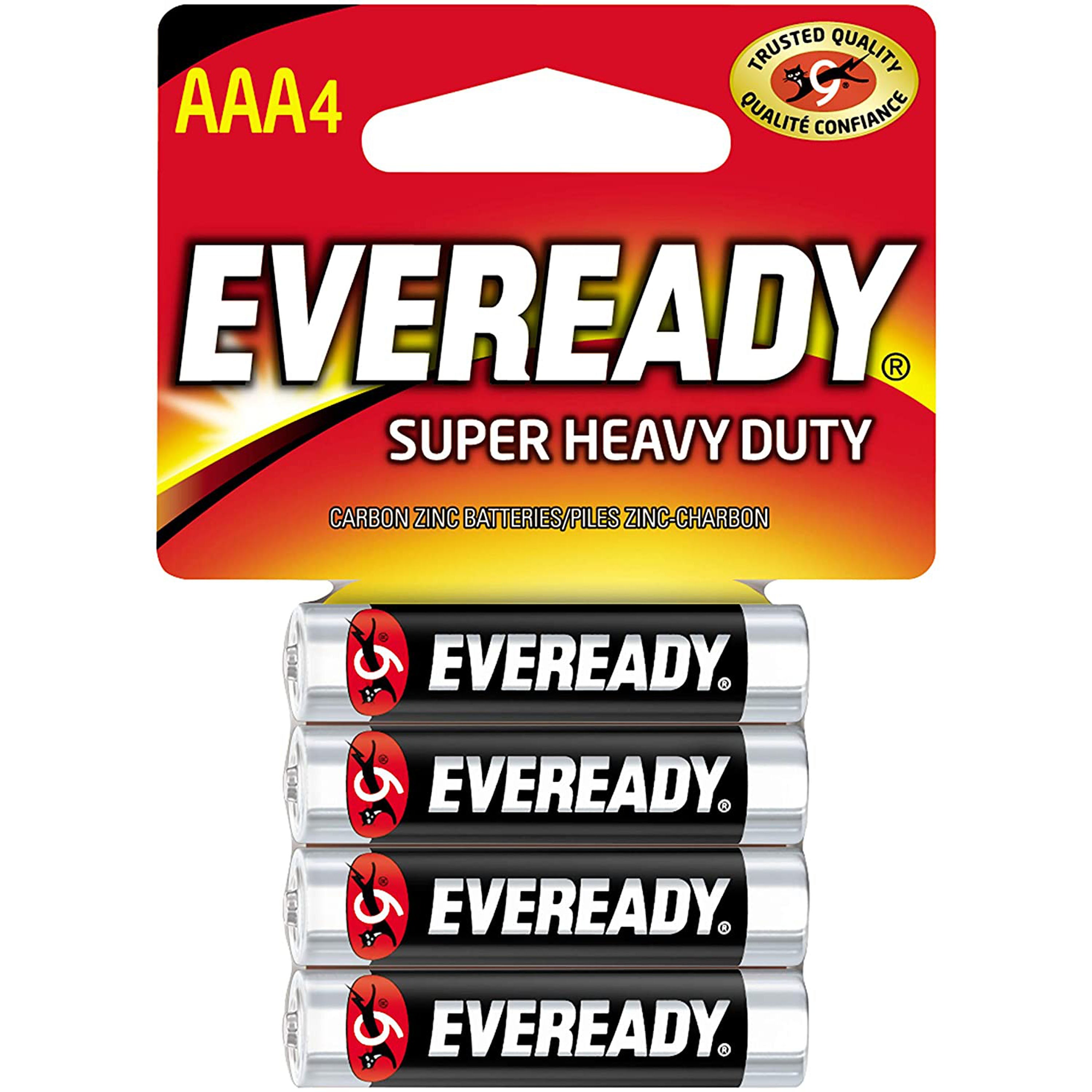 Eveready Super Heavy Duty AAA (4 Pack)