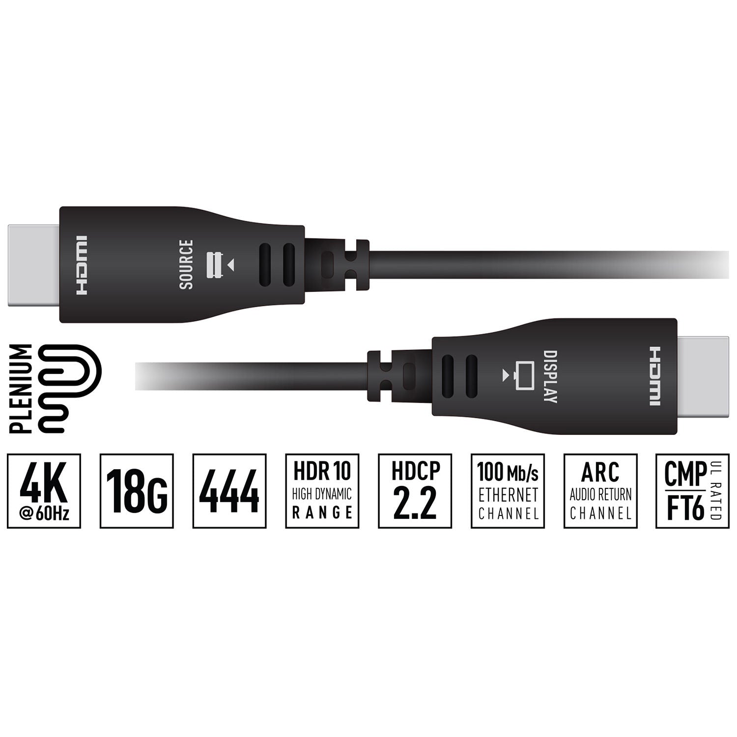 Key Digital Active Optical HDMI Fiber Cable