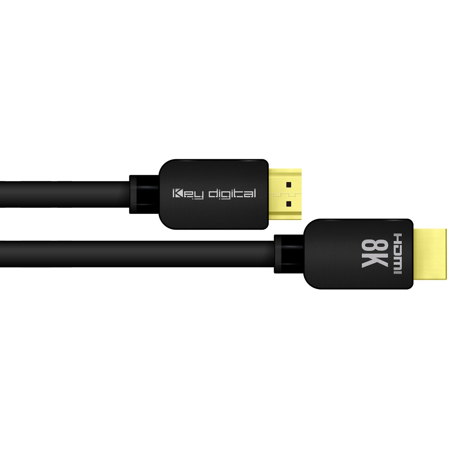 Key Digital 8K/48G HDMI Cable with HDCP2.3, eARC, 30 AWG - 10ft/3m