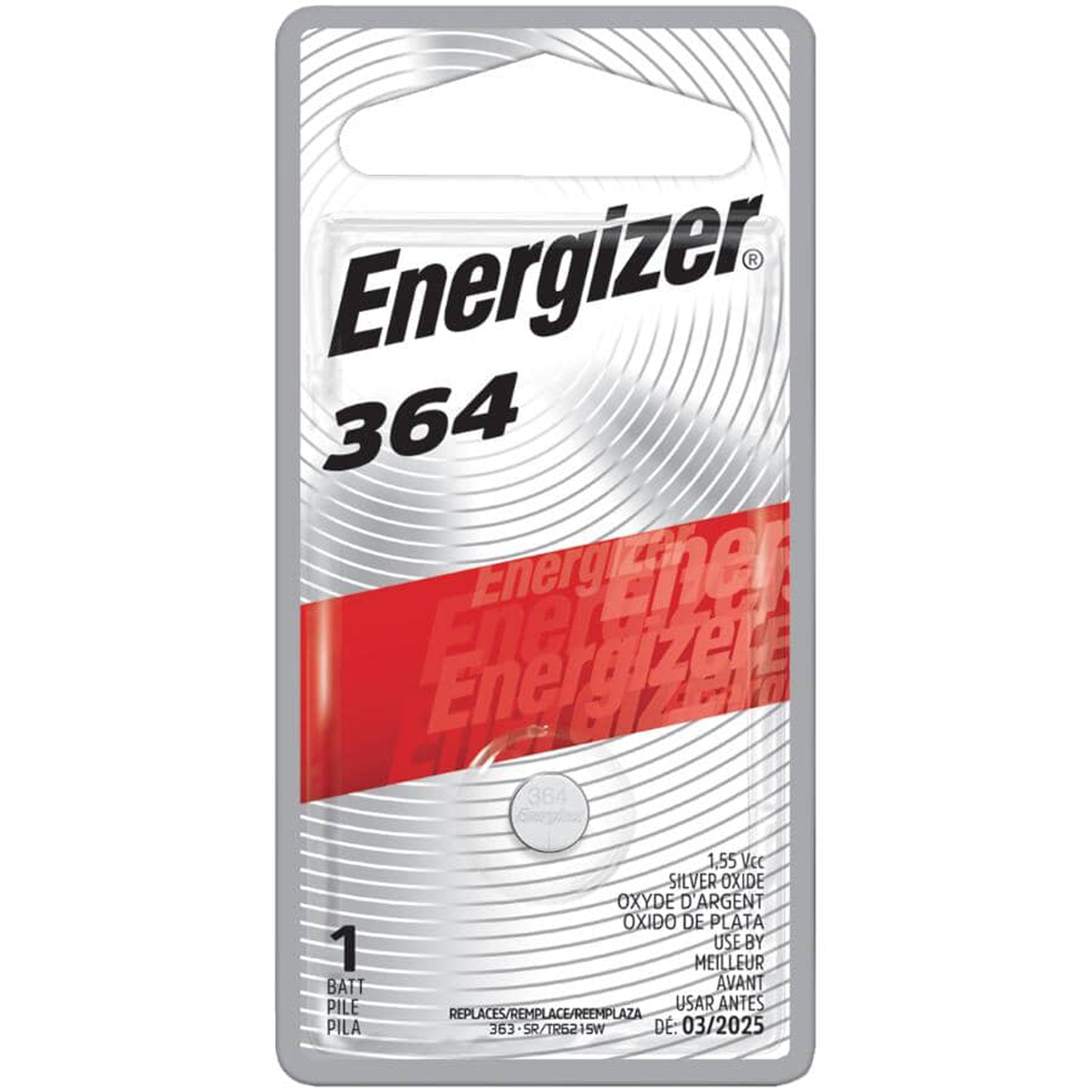 Energizer Zero Mercury 364 Battery