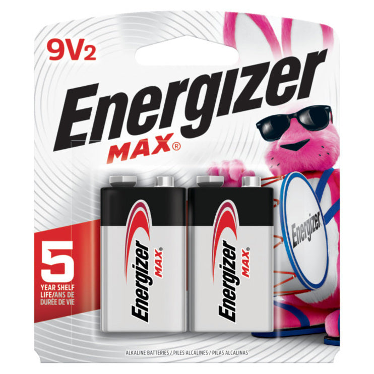 Energizer Max 9V (2 Pack)