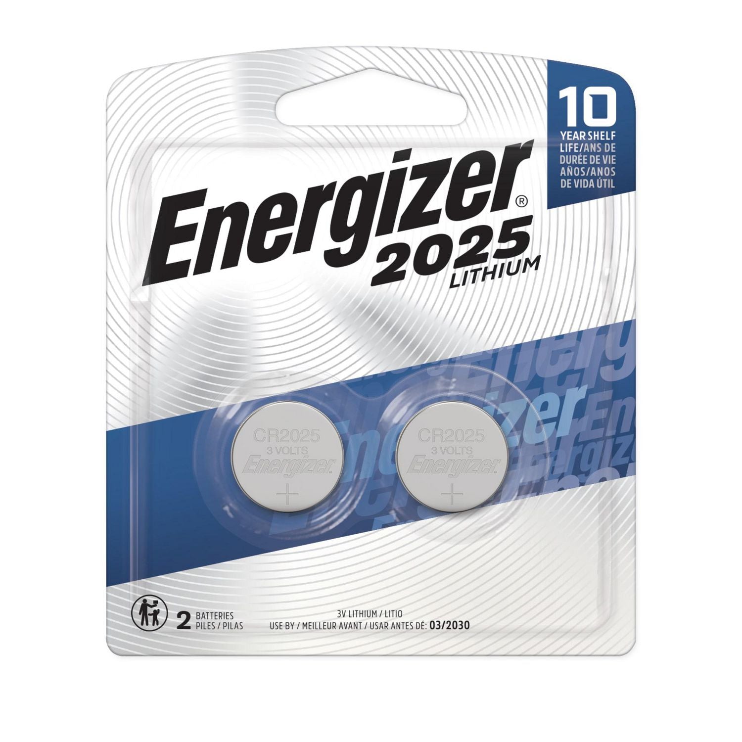 Energizer Lithium 2025 3V (2 Pack)
