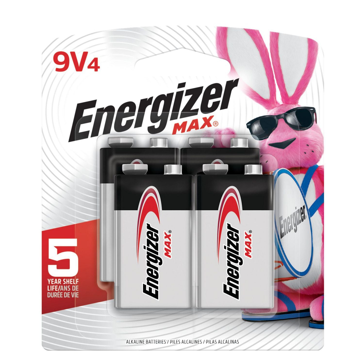 Energizer MAX 9V Family (4 Pack)