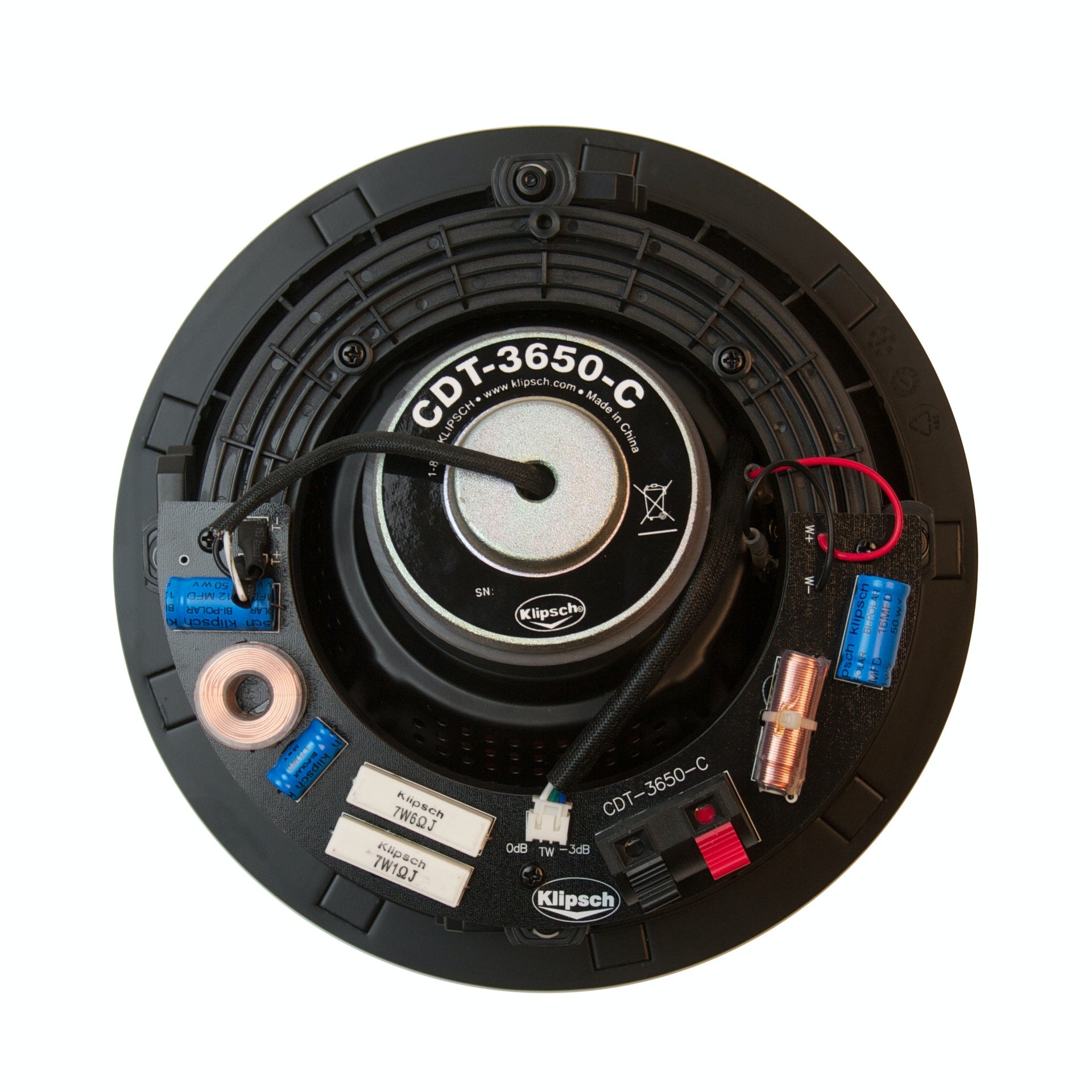 Klipsch CDT-3650-CII Pivoting 6.5" 2-Way In-Ceiling Speaker with Aluminum Tweeter (Single)
