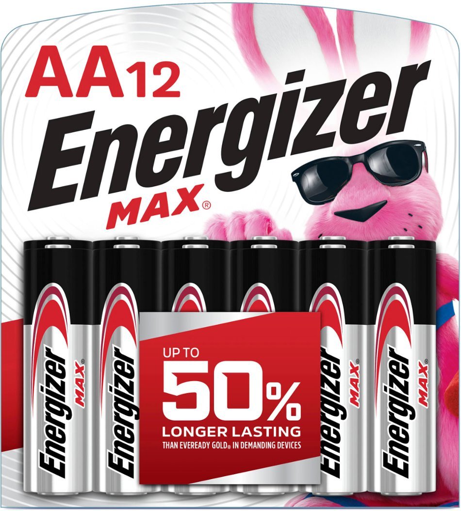 Energizer Max AA 1.5V (Family 12 Pack)