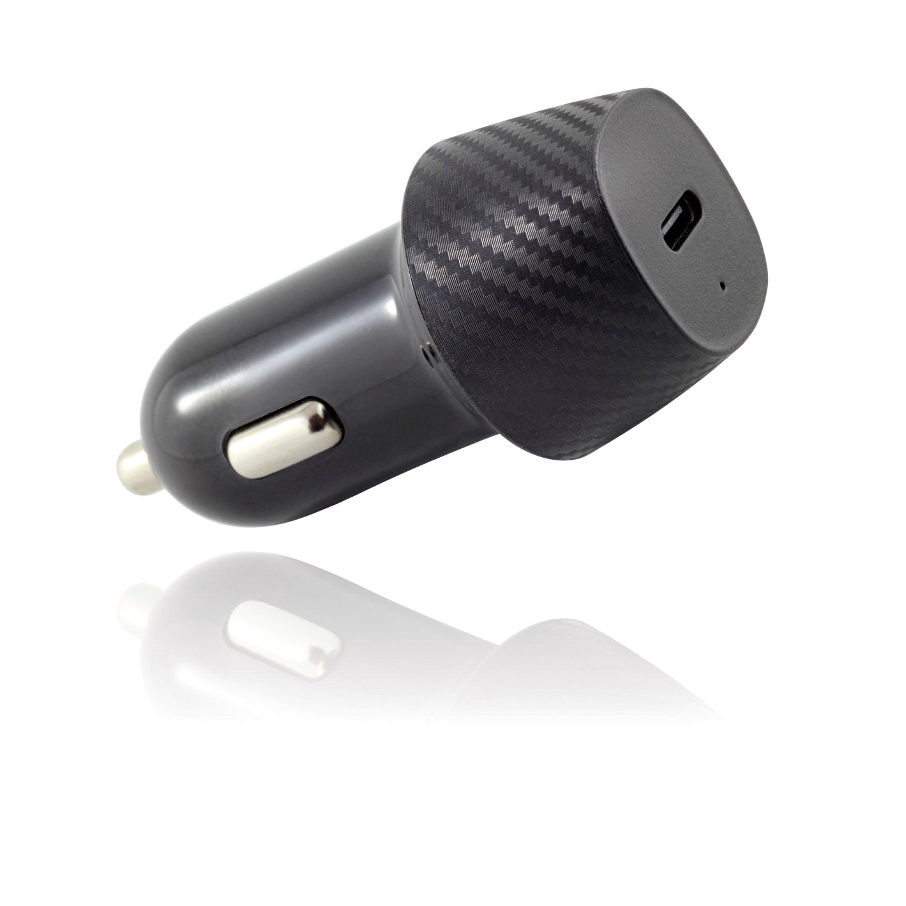 iQ USB-C PD 20W Rapid Charge In-Car Charger - Black