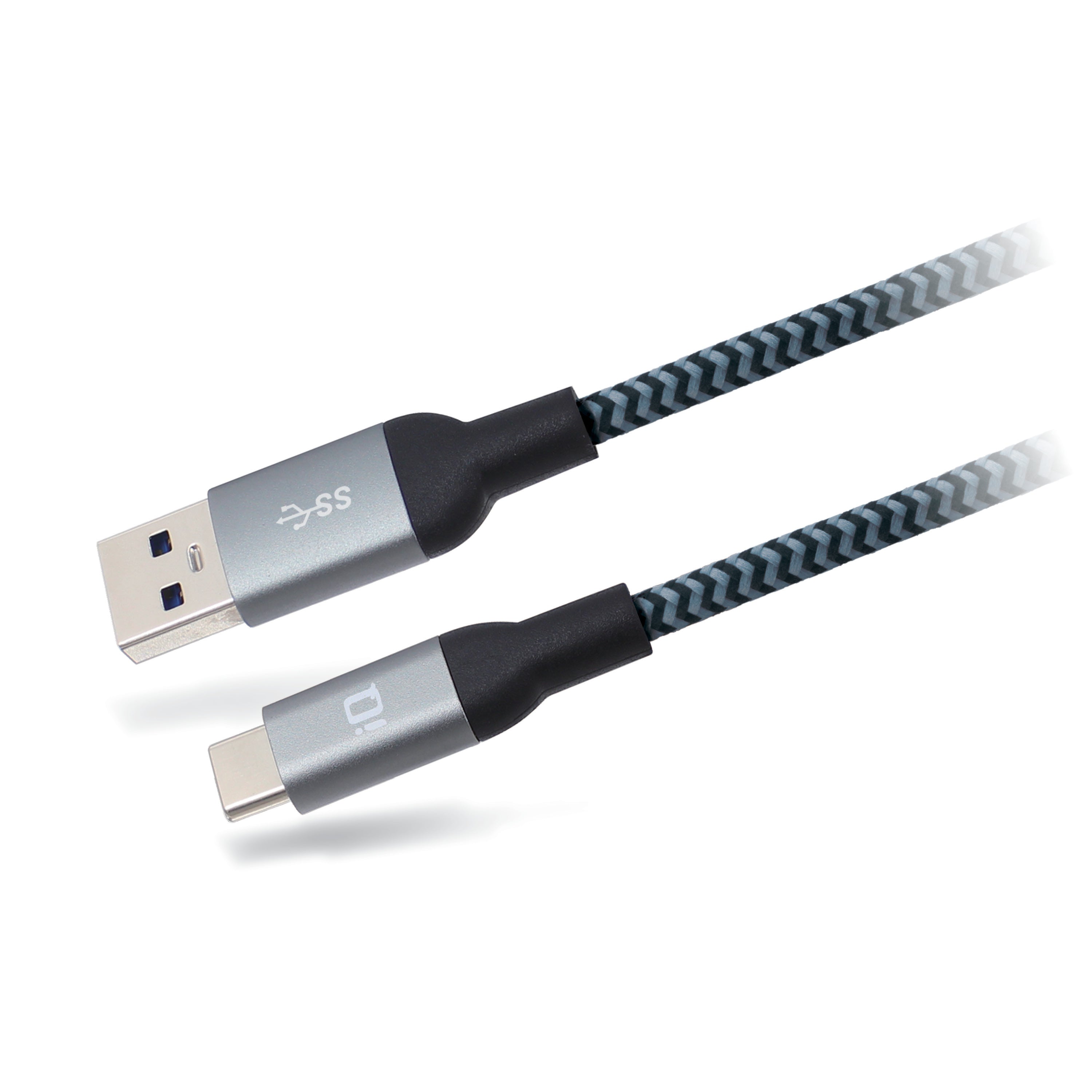 iQ USB Type-C To USB-A Cable Braided 1.5m/5ft