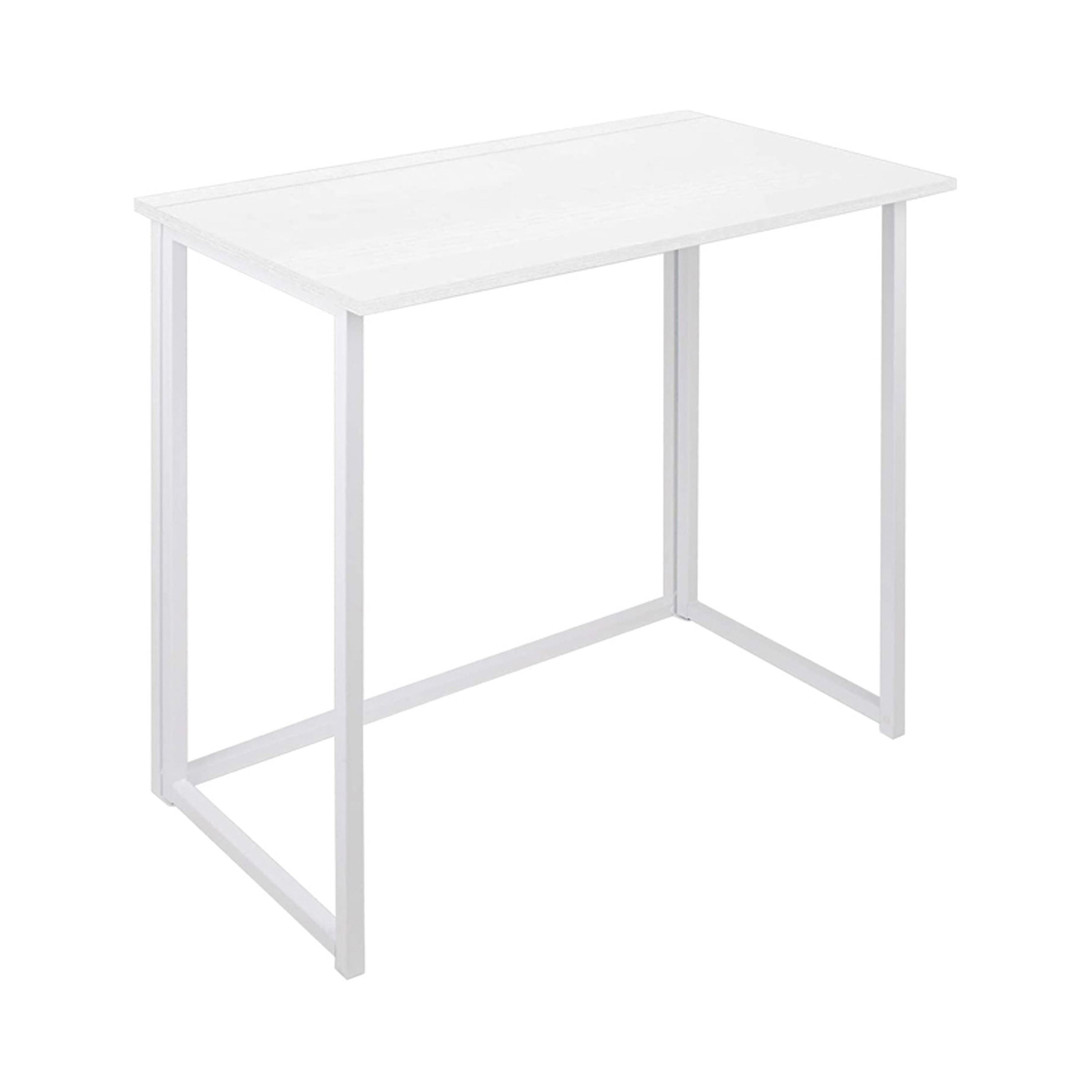 iQ Home Office Foldable White Desk