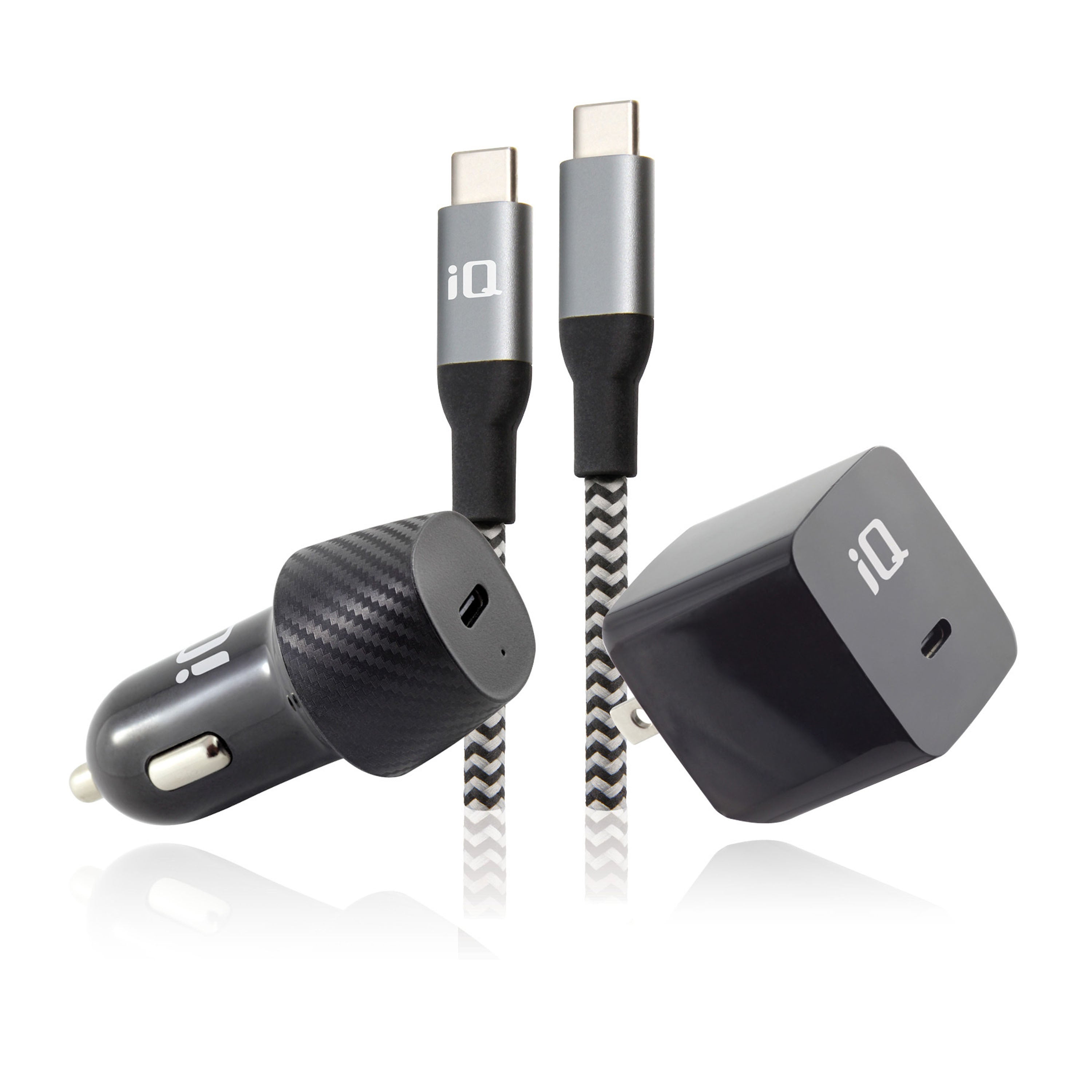 iQ Rapid Charging USB PD Value Bundle for Type-C Android