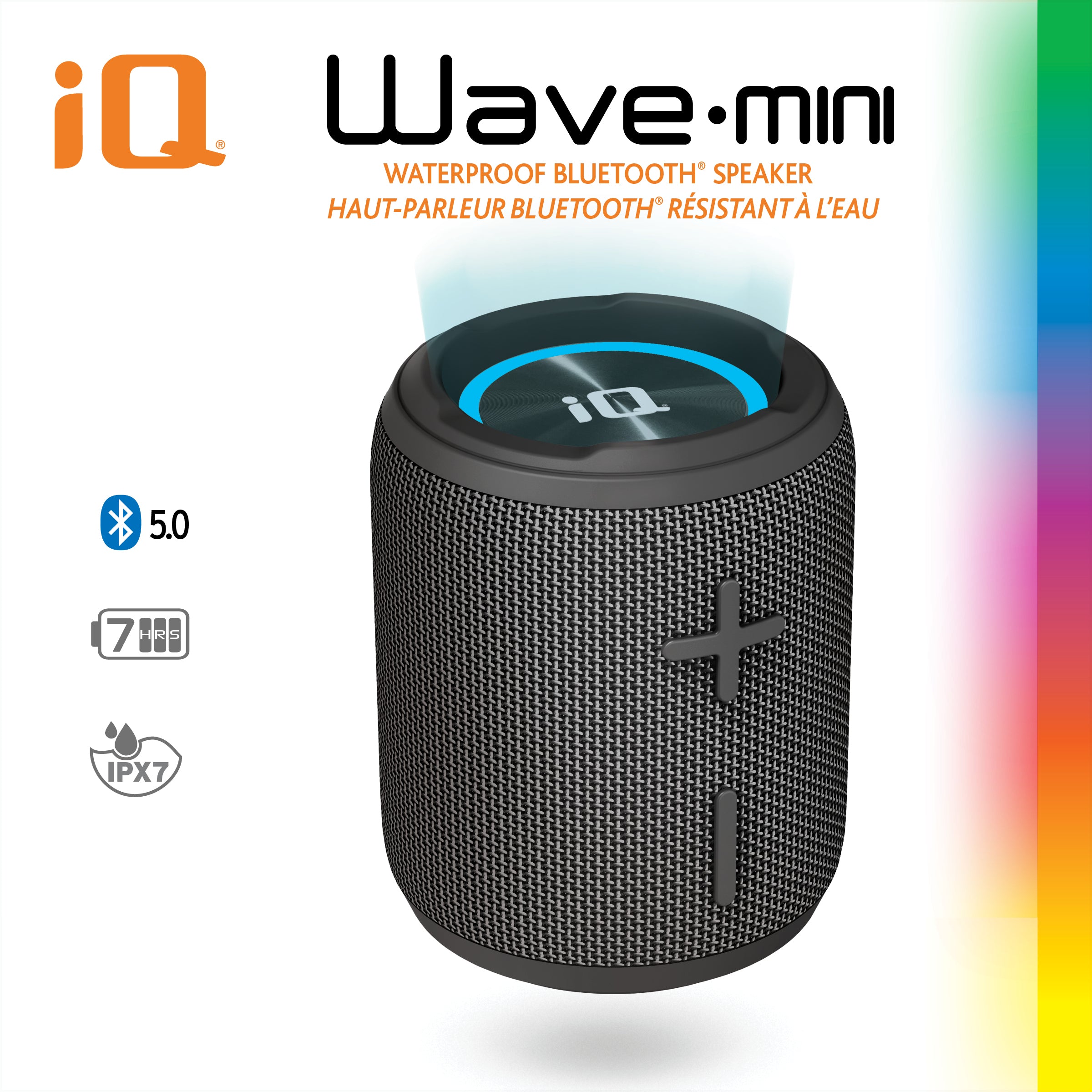iQ Wave Mini Waterproof Bluetooth Speaker