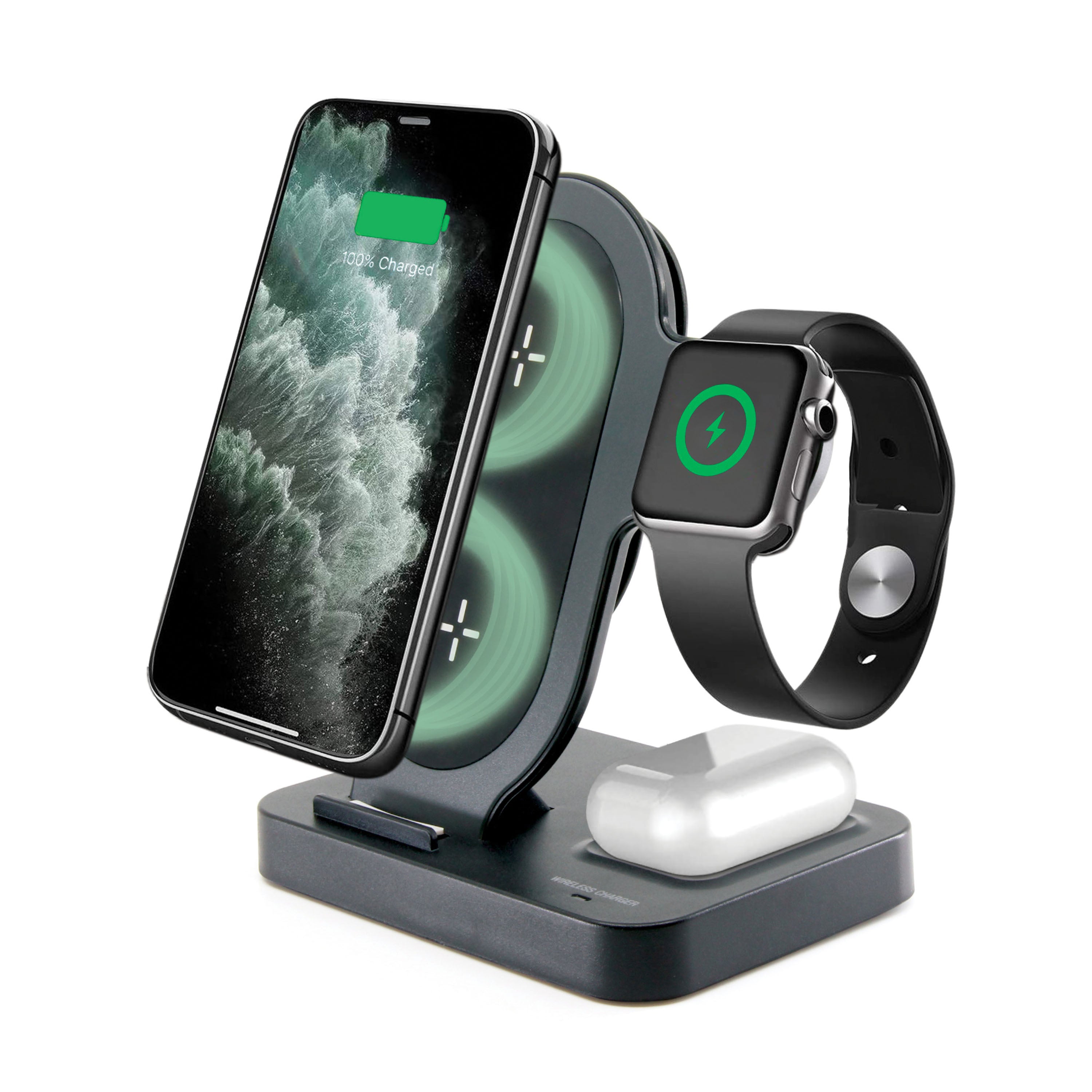 iQ 3-in-1 Wireless Charging Stand for Apple Watch