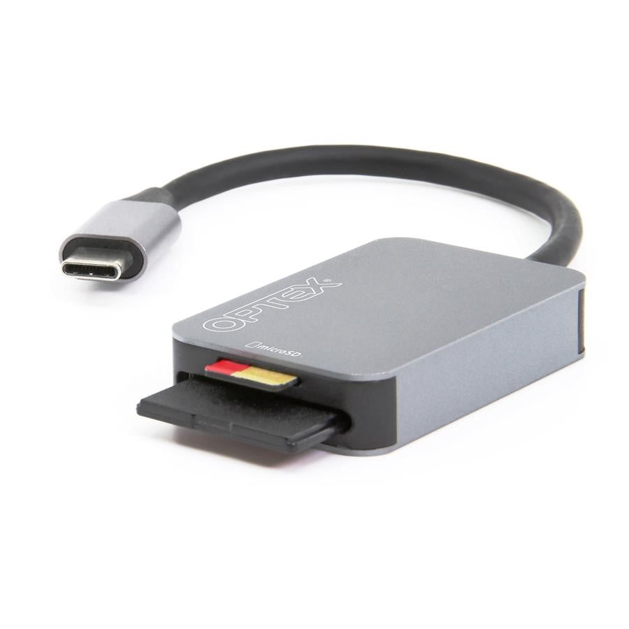 Optex UHS-II SD/MicroSD Card Reader/Writer USB-C