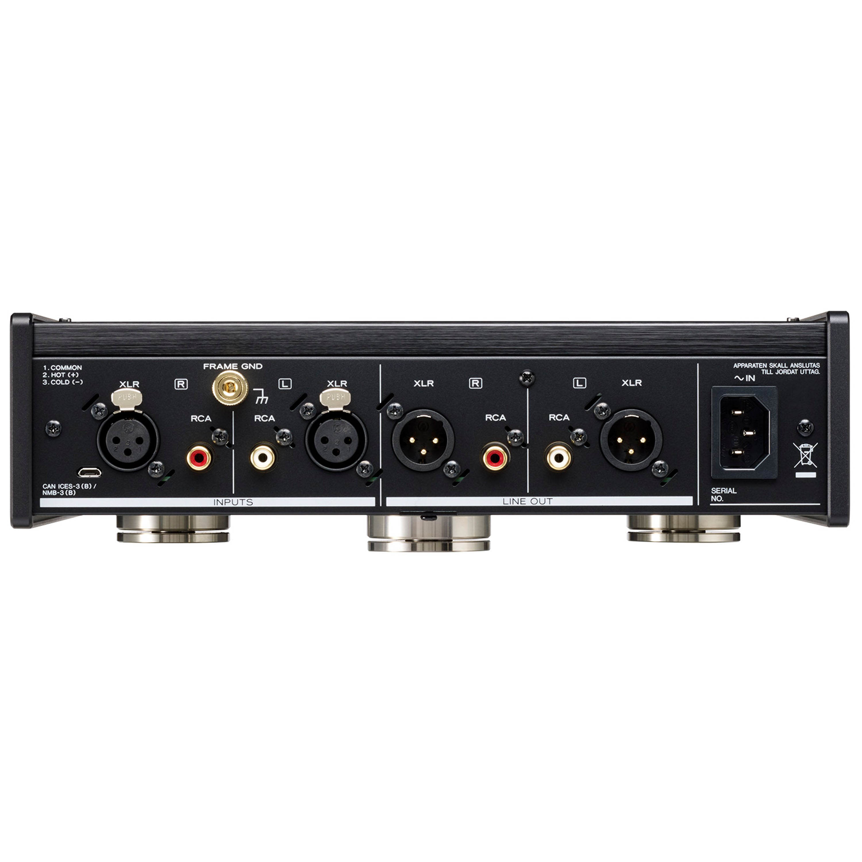 TEAC PE-505 Fully-balanced Phono Amplifier (Black)