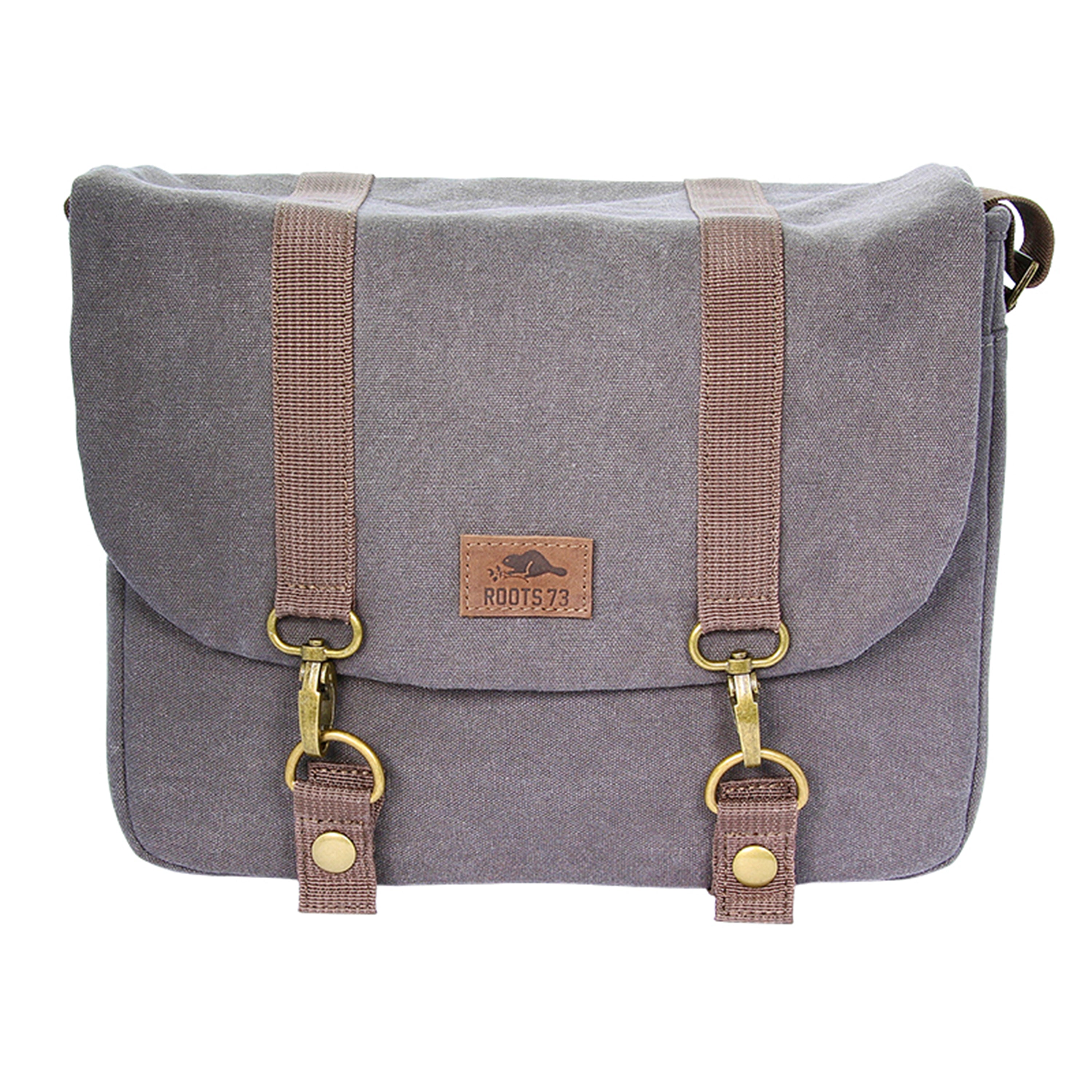 Roots Flannel Collection Large Messenger Bag
