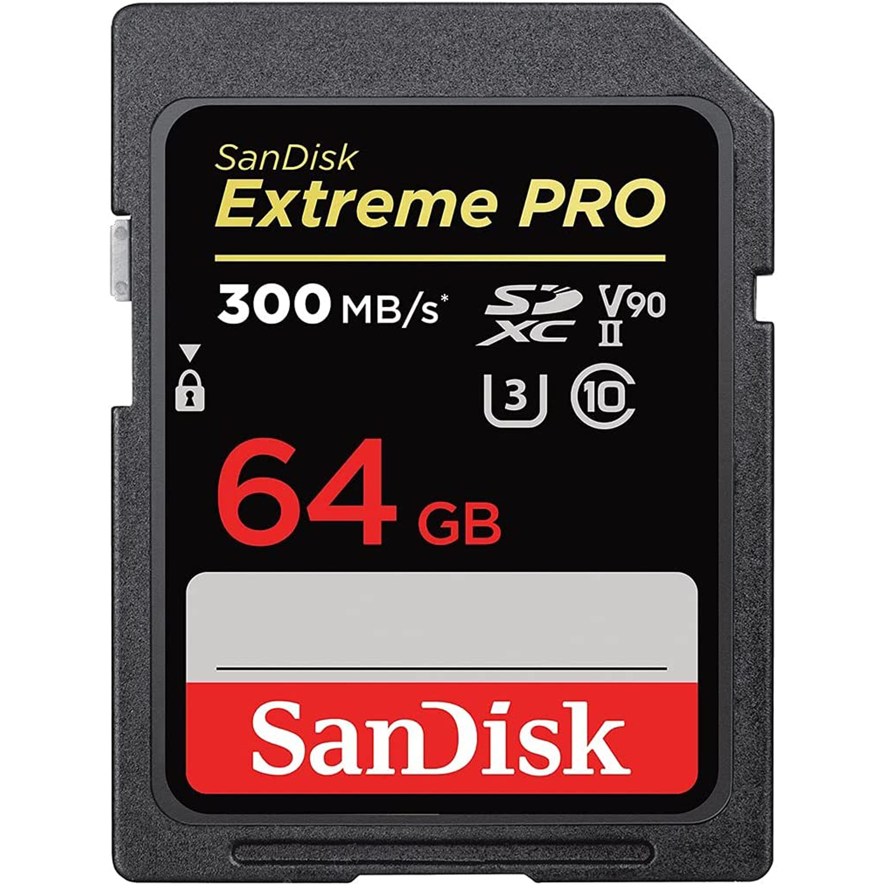Sandisk Extreme Pro SDXC 64GB card V90 300MB/s