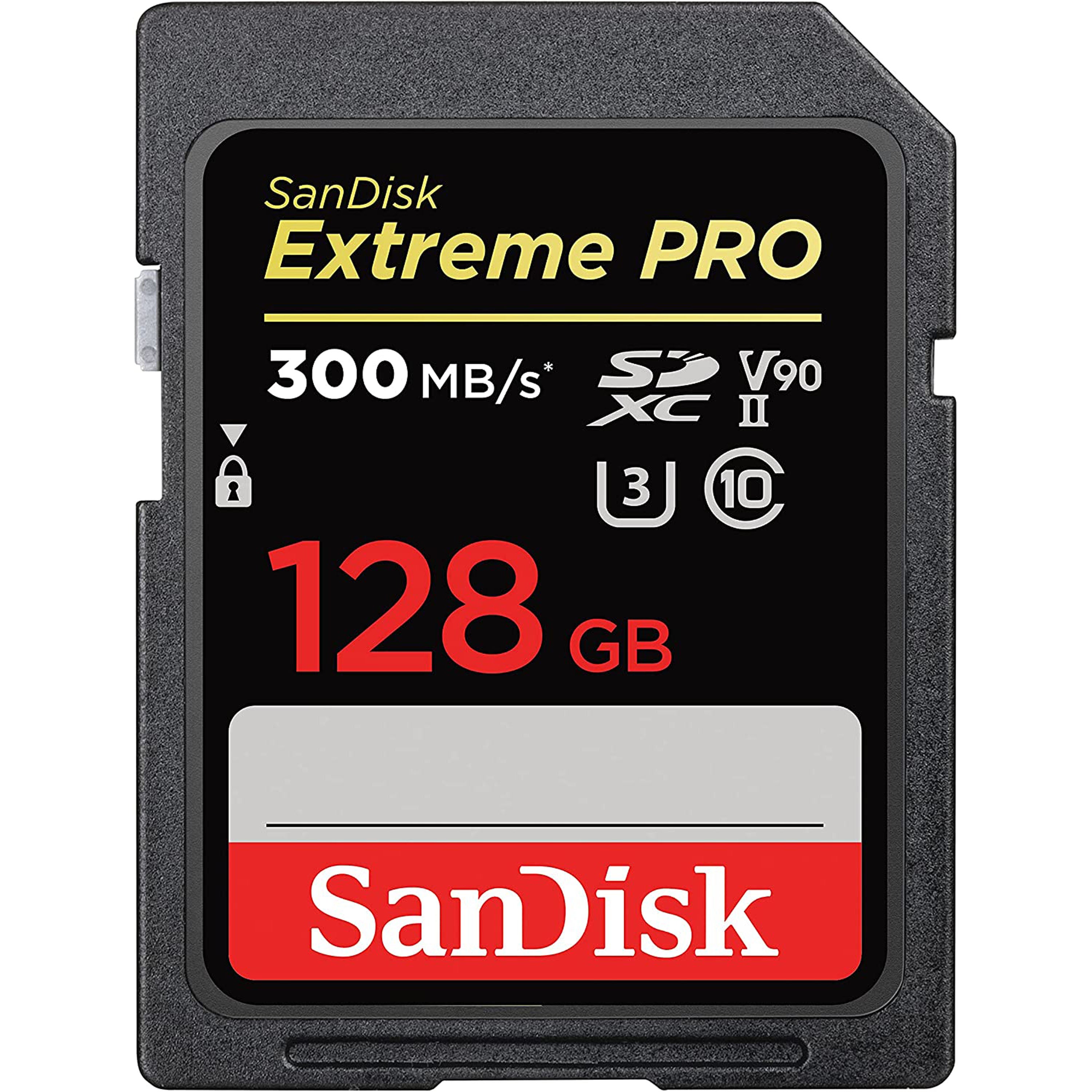Sandisk Extreme Pro SDXC 128GB card V90 300MB/s