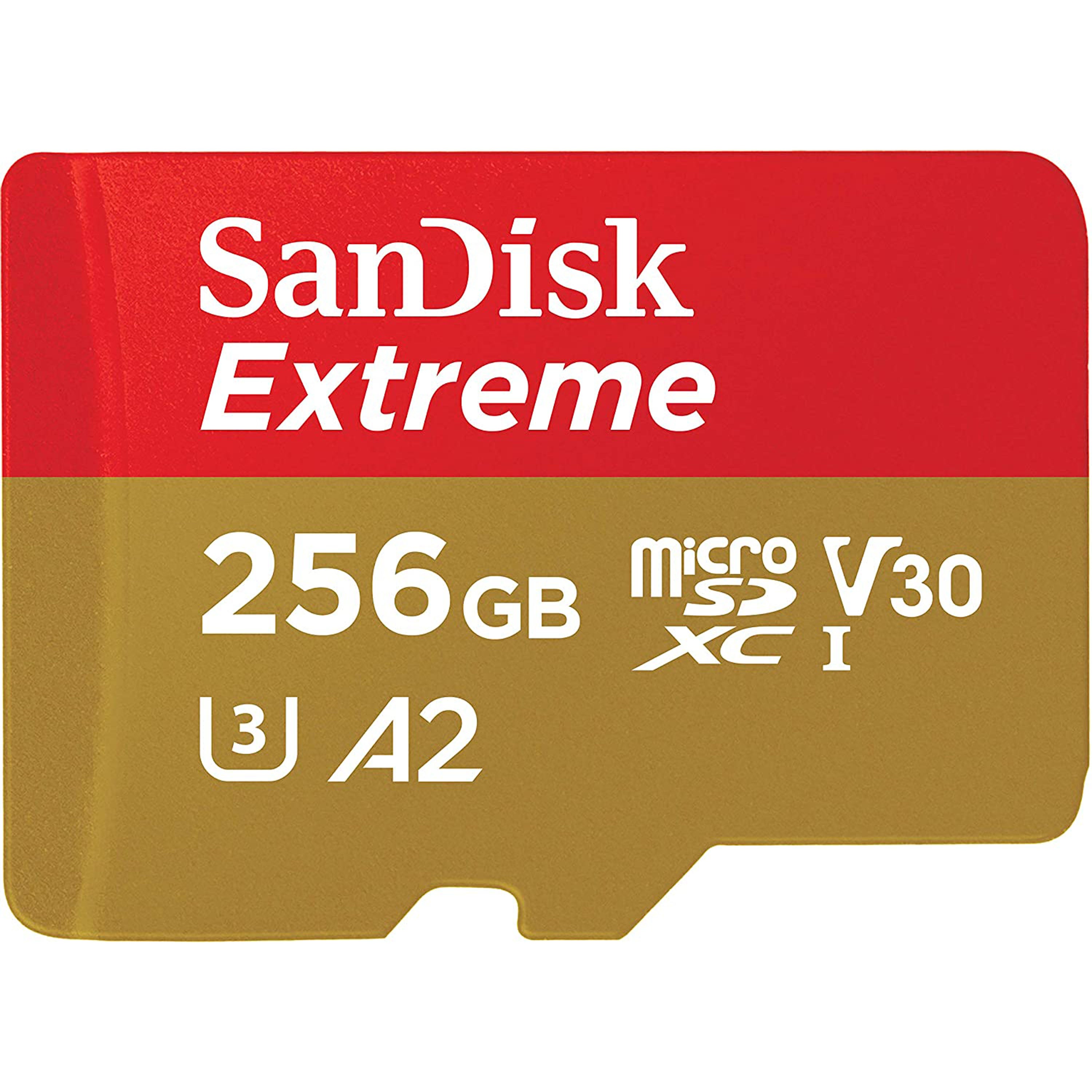 SanDisk Extreme MicroSD 256GB UHS-1 V30 A2
