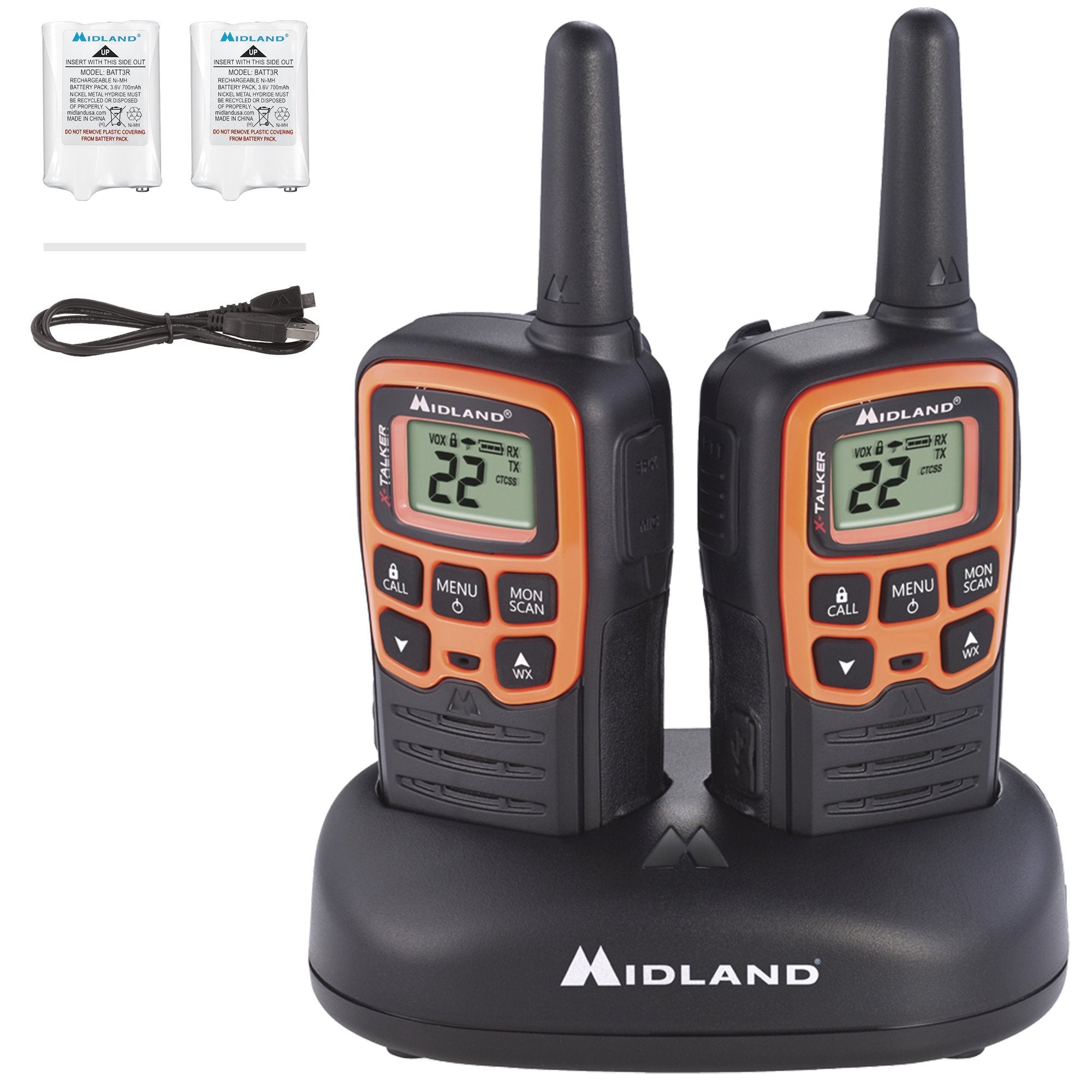 Midland T51VP3 X Talker Pair of 2-Way Radios
