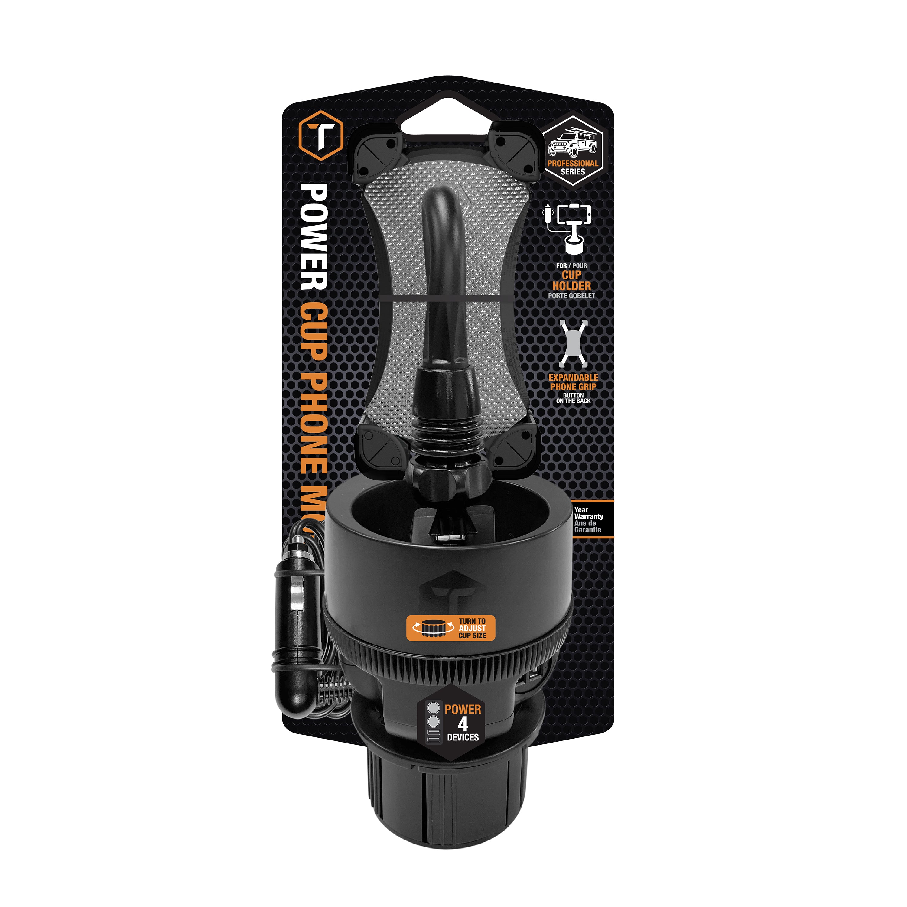 ToughTested Commuter Power Cup Car Mount