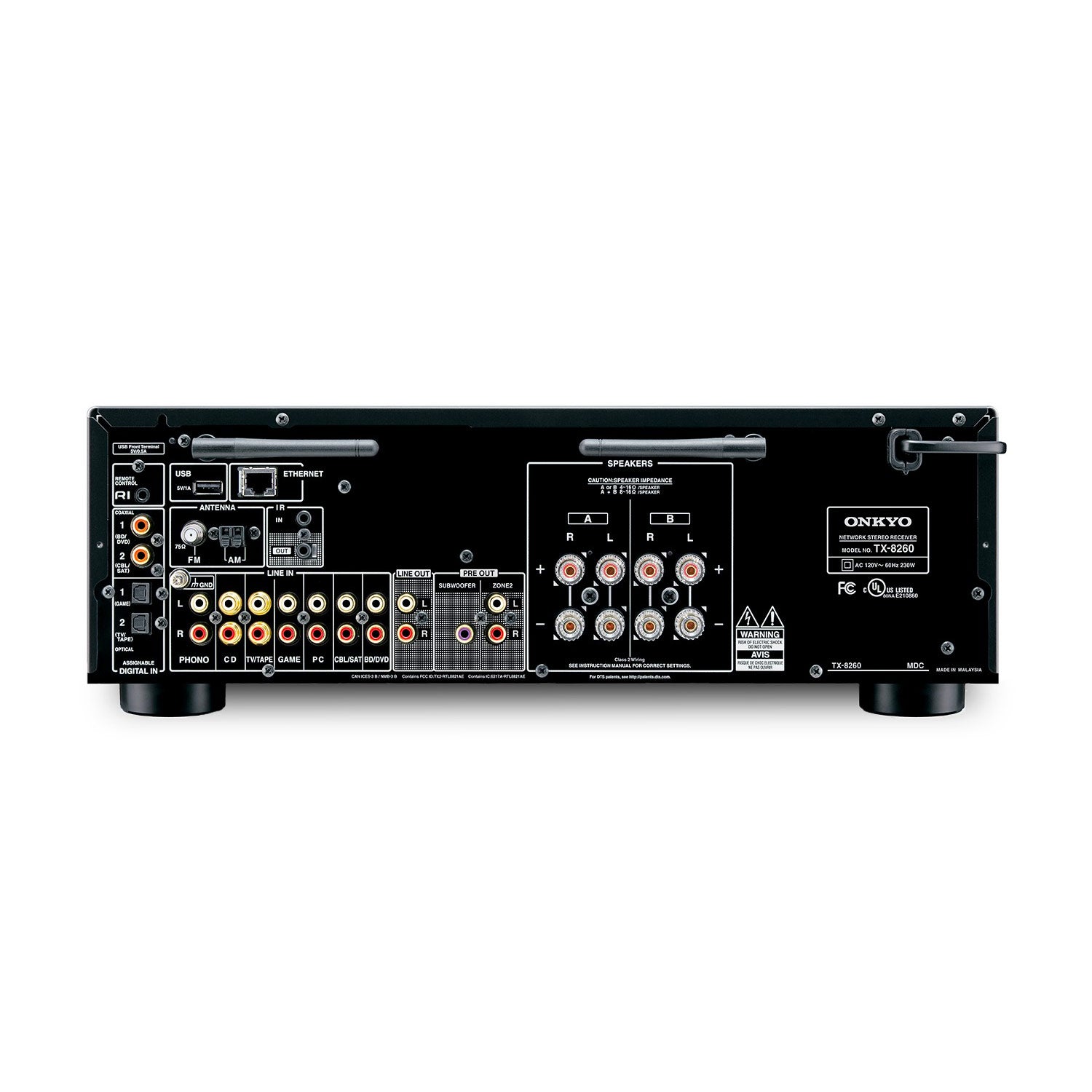 Onkyo TX-8260 Network Stereo Receiver