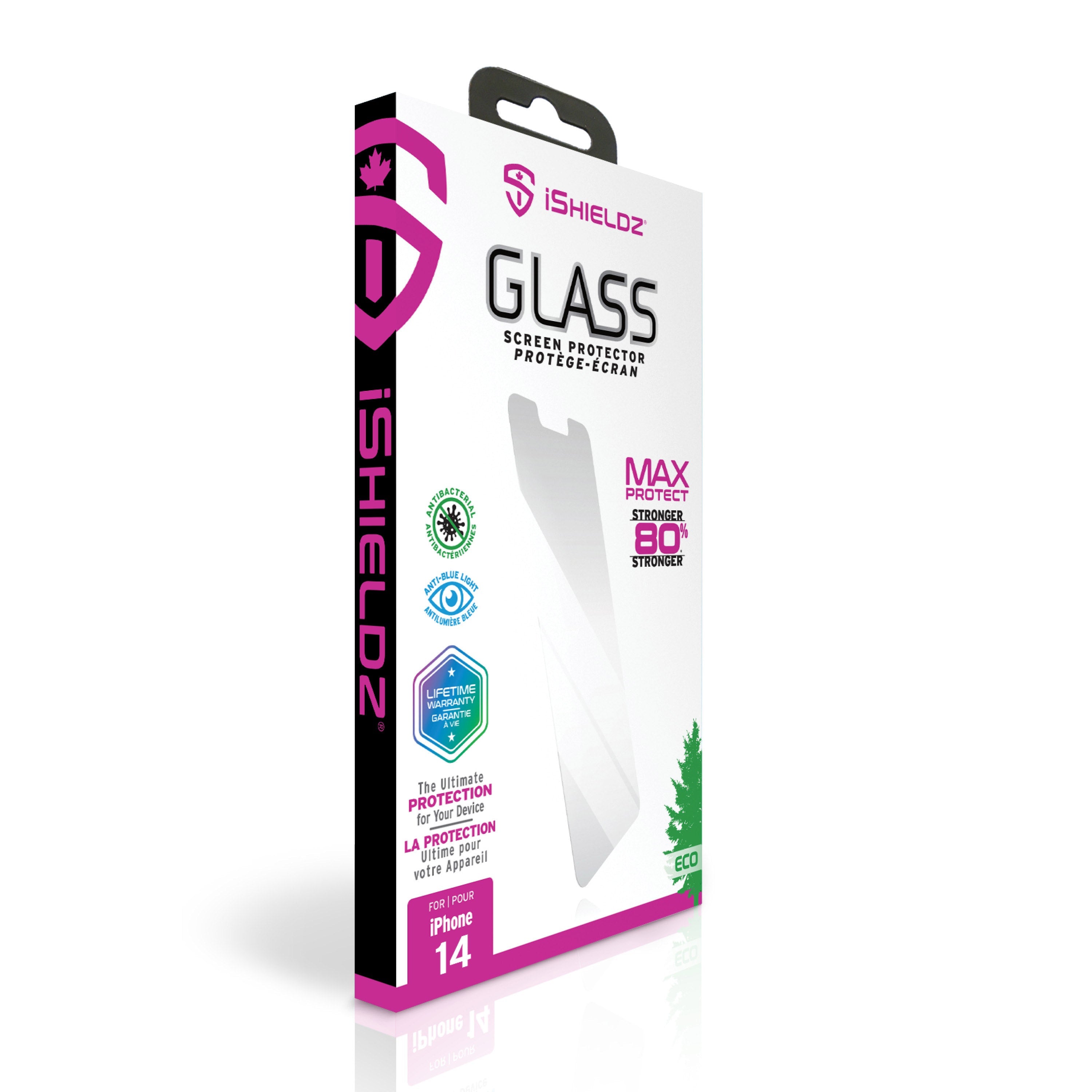 iShieldz MAX PROTECT Glass Screen Protector for Apple iPhone