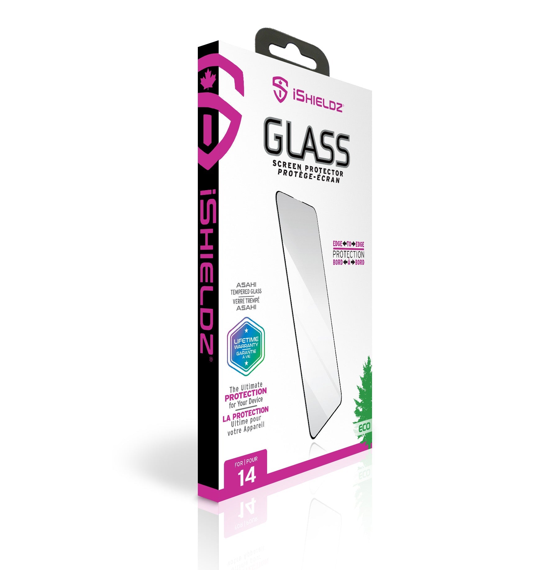 iShieldz Edge-to-Edge Glass Screen Protector for Apple iPhone