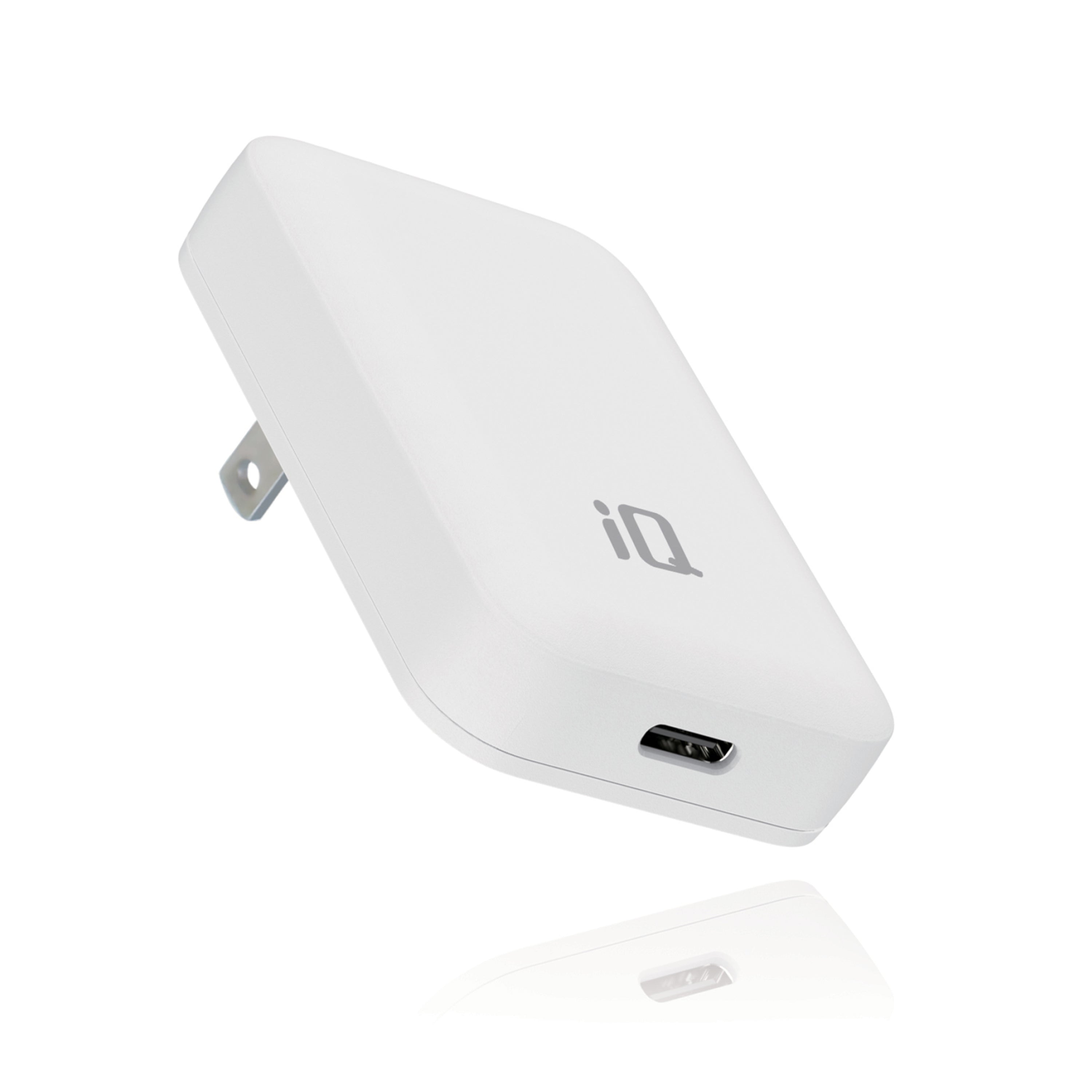 iQ USB PD 35W Wall Charger, White, Slim