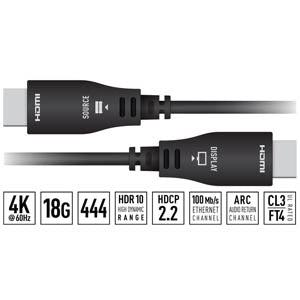 Key Digital 197Ft Active Optical HDMI Fiber Cable