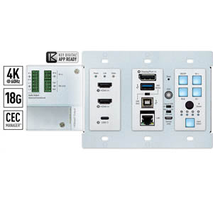 Key Digital 100M HDBT POH Wp W 2XHDMI,DP,USB -TX